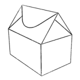 Кутии с двускатен капак 0