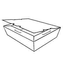 Flat Lid Container 0