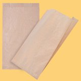 Flat bottom paper bag 17+(2х3)/30 Brown 0