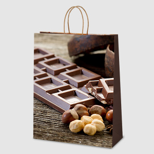 Click for enlarging J-Cut Handle Paper Bags 1