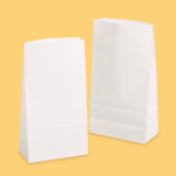 Square bottom paper bag 12+6/22 White 0