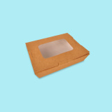 Cardboard food boxes with lid and window 1