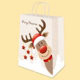 Bag "Christmas deer" XXL1-847 - 34+14/43 cm 0