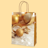 Bag "Golden Christmas" L1 - 836 - 24+12/33 сm 0