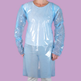 Disposable protective apron with sleeves 0